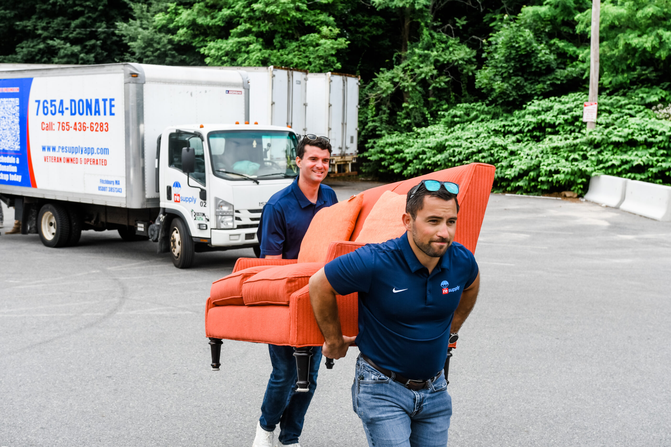Veteran-owned donation pickup company